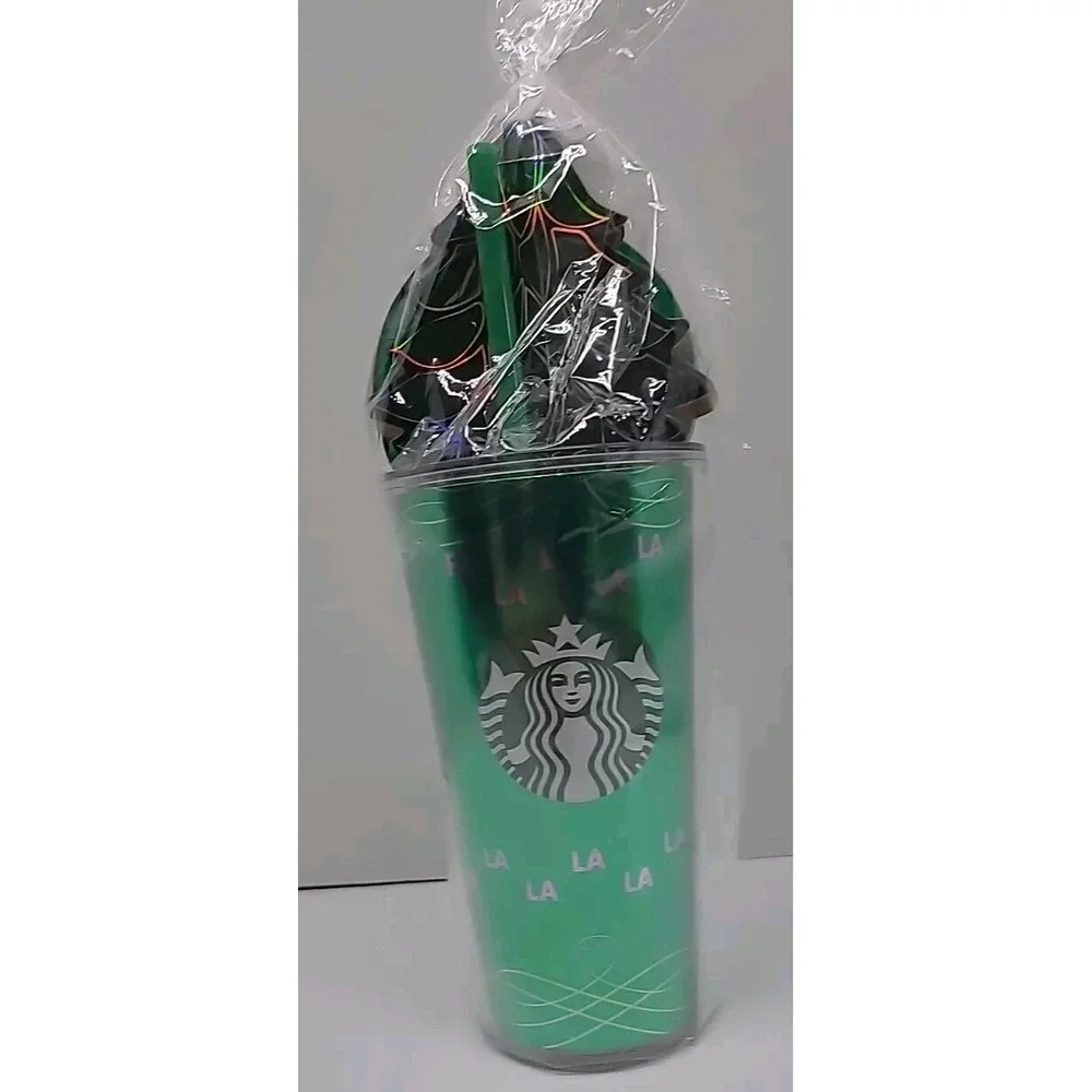 Starbucks Acrylic Tumbler Fa‎ La La New